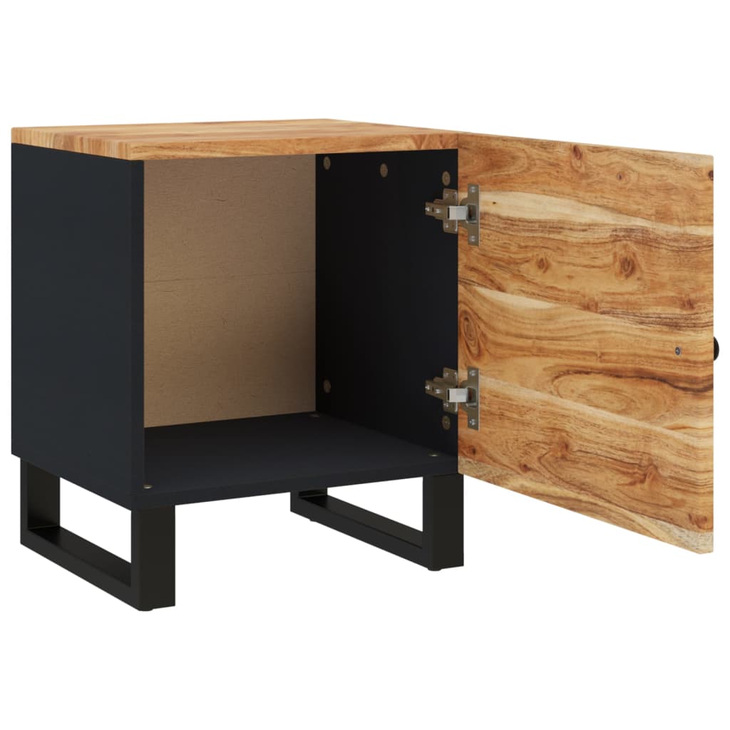 Bedside table 40x33x46 cm solid acacia wood