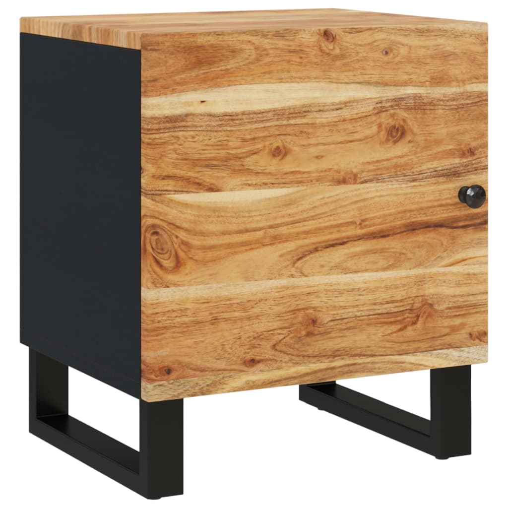 Bedside tables 2 pcs 40x33x46 cm solid acacia wood