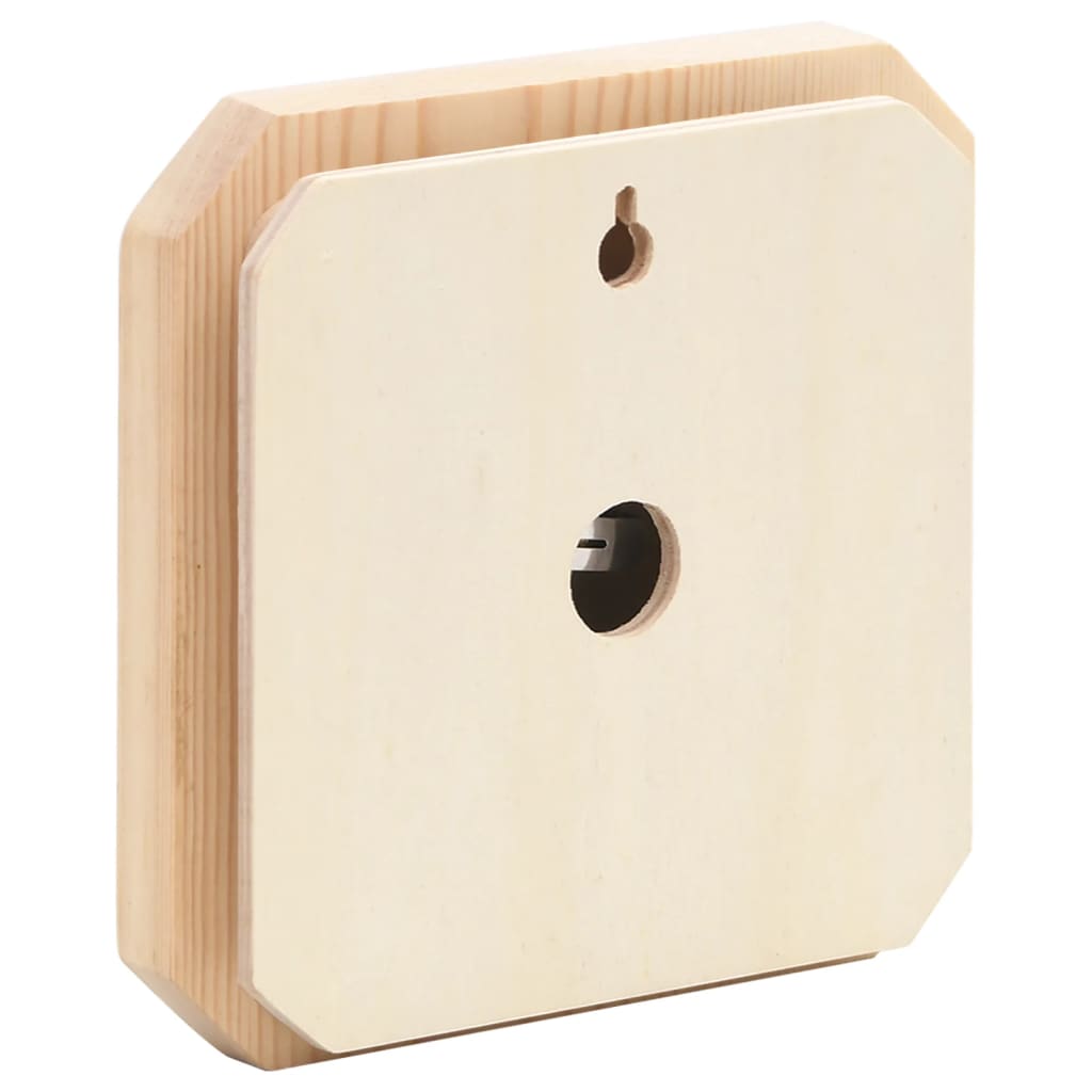 2 in 1 sauna hygrothermograph/timer set. solid pine sand