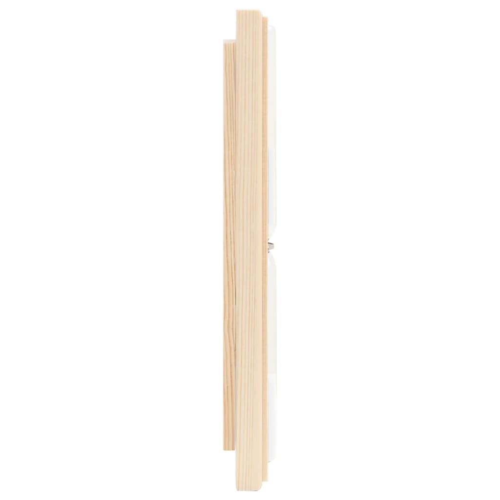 2 in 1 sauna hygrothermograph/timer set. solid pine sand