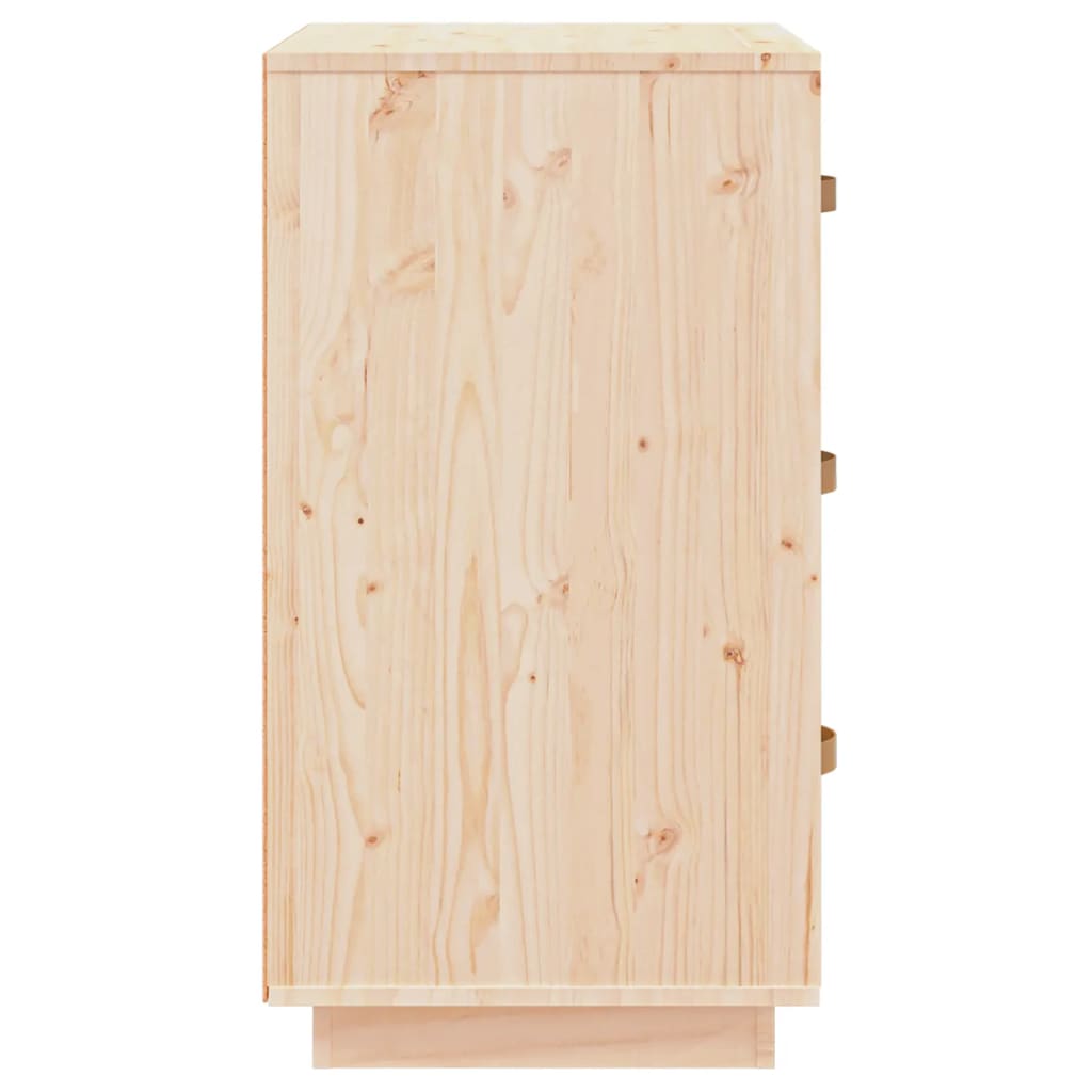Mesa de cabeceira 40x40x75 cm madeira de pinho maciça