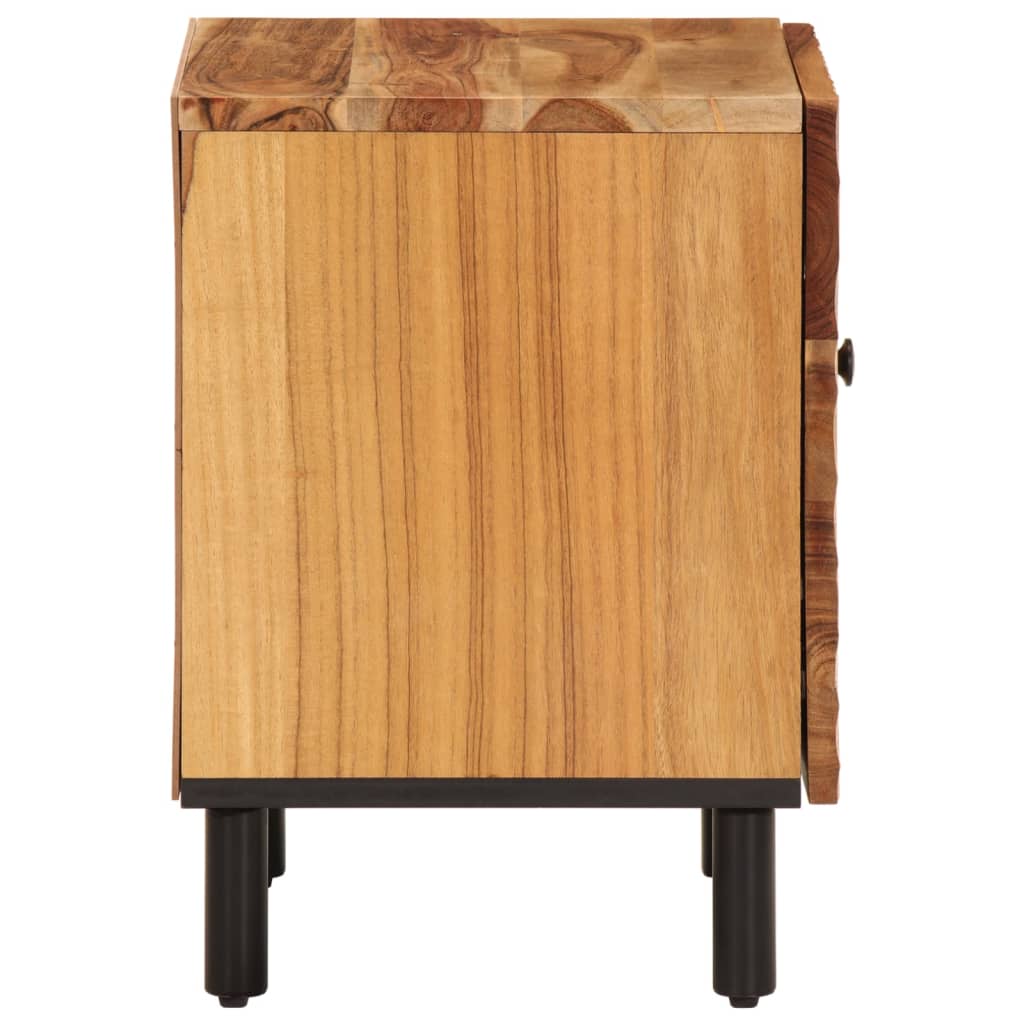 Bedside tables 2 pcs 40x33x46 cm solid acacia wood