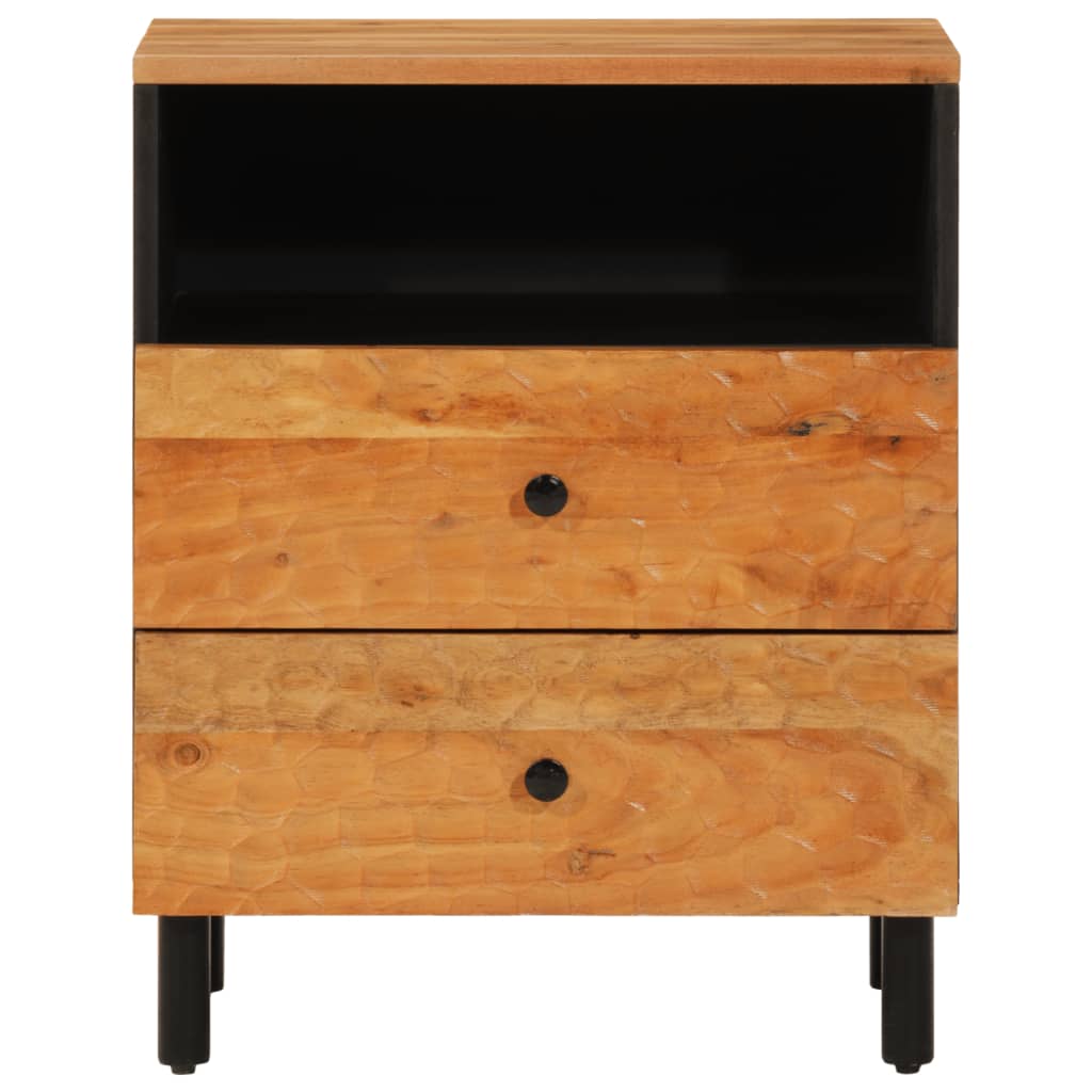 Bedside table 50x33x60 cm solid acacia wood