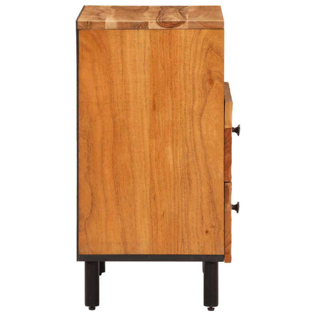 Bedside table 50x33x60 cm solid acacia wood