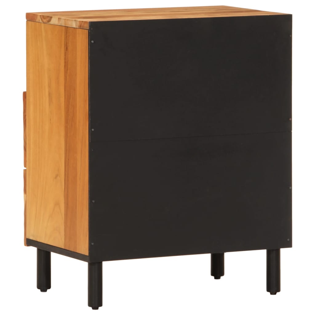 Bedside table 50x33x60 cm solid acacia wood