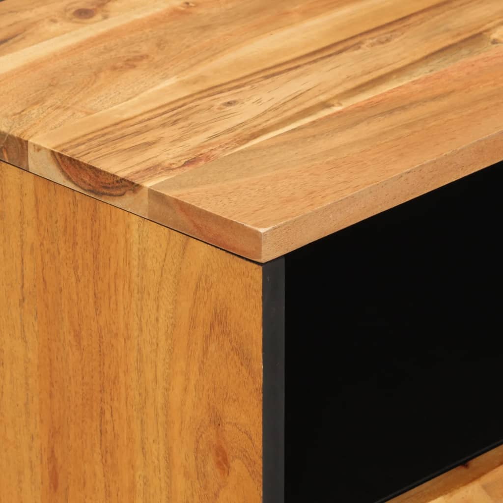 Bedside table 50x33x60 cm solid acacia wood