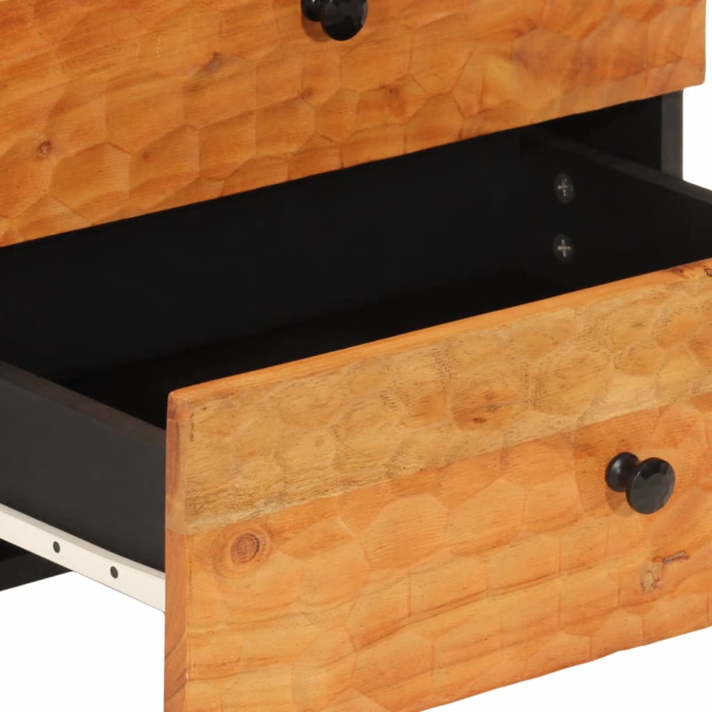 Bedside table 50x33x60 cm solid acacia wood