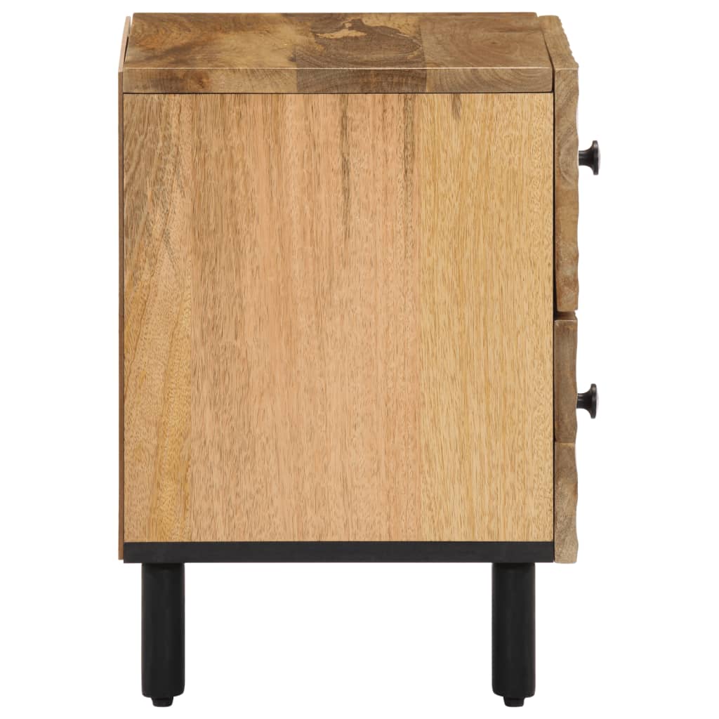 Bedside tables 2 pcs 40x33x46 cm solid mango wood
