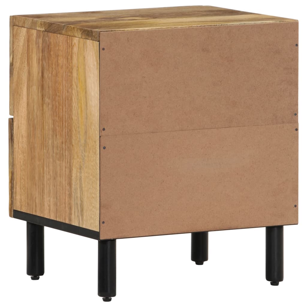 Bedside tables 2 pcs 40x33x46 cm solid mango wood