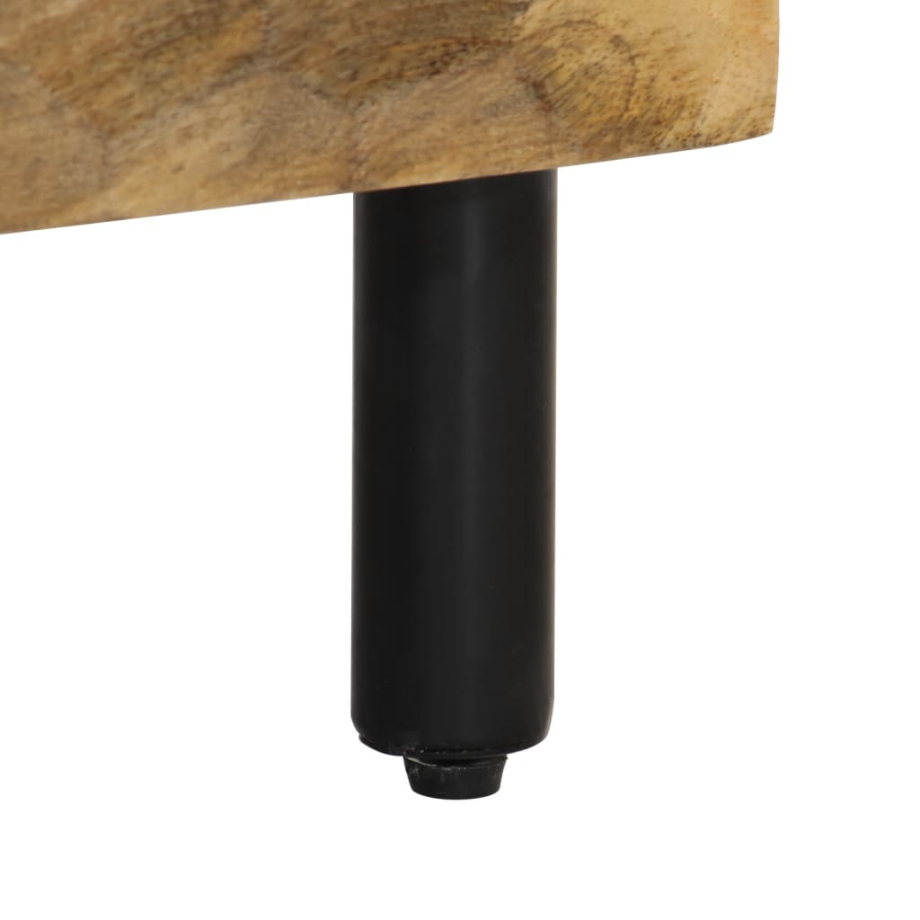 Bedside tables 2 pcs 40x33x46 cm solid mango wood