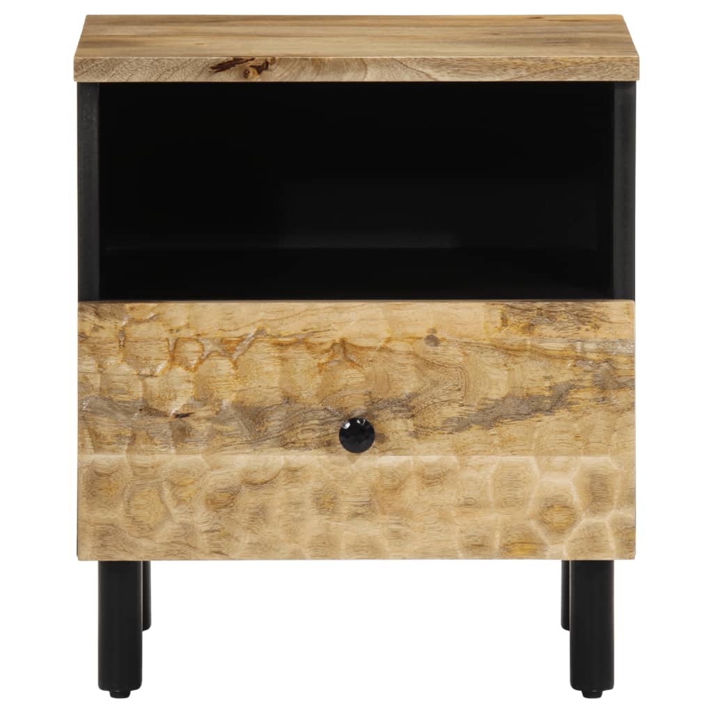 Bedside table 40x33x46 cm solid mango wood