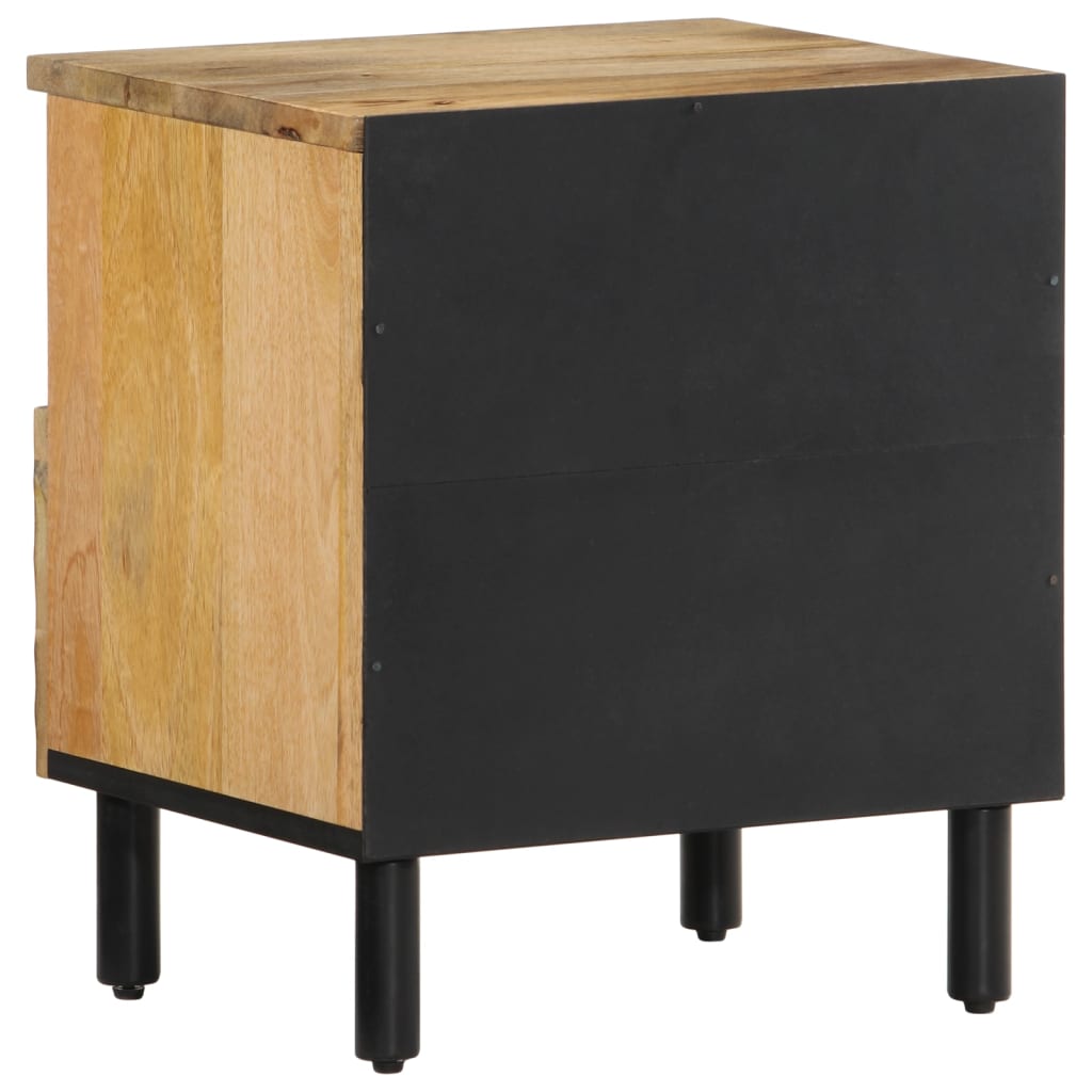 Bedside table 40x33x46 cm solid mango wood