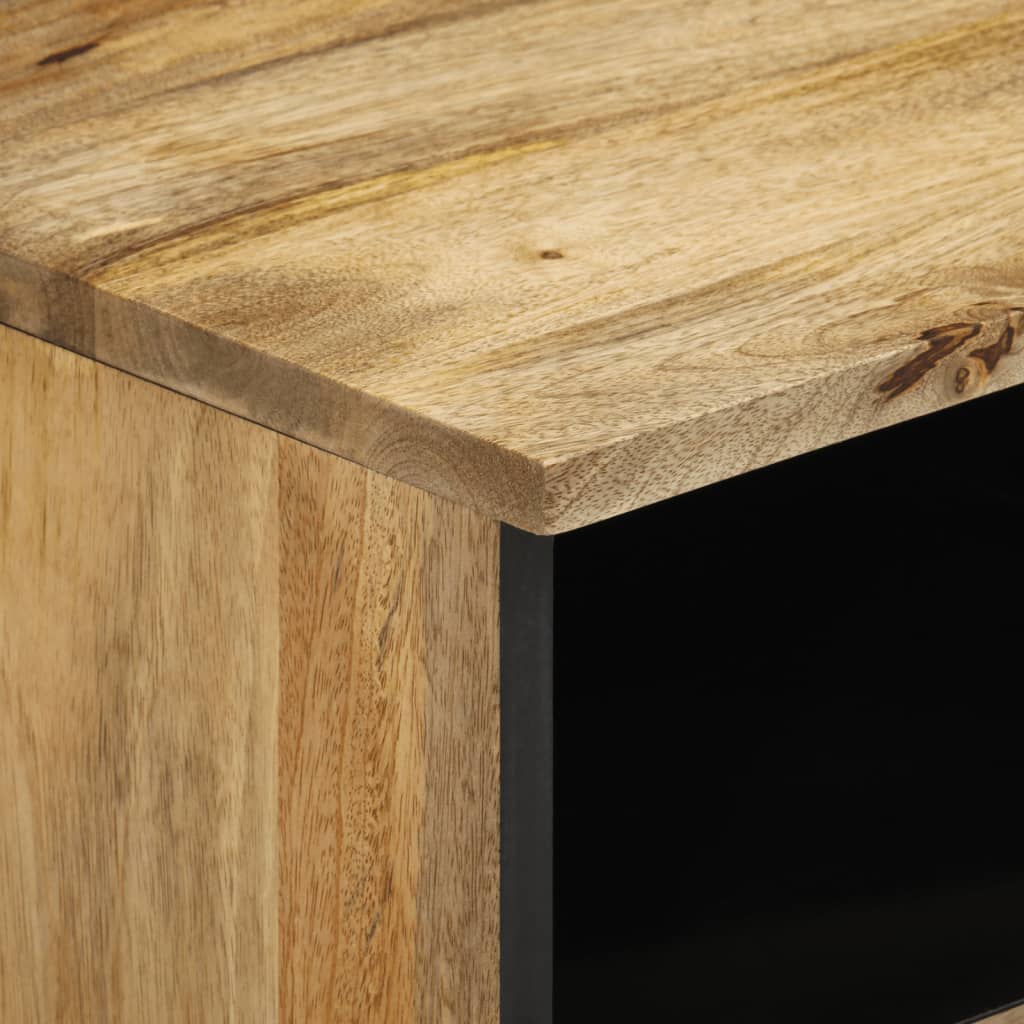 Bedside table 40x33x46 cm solid mango wood