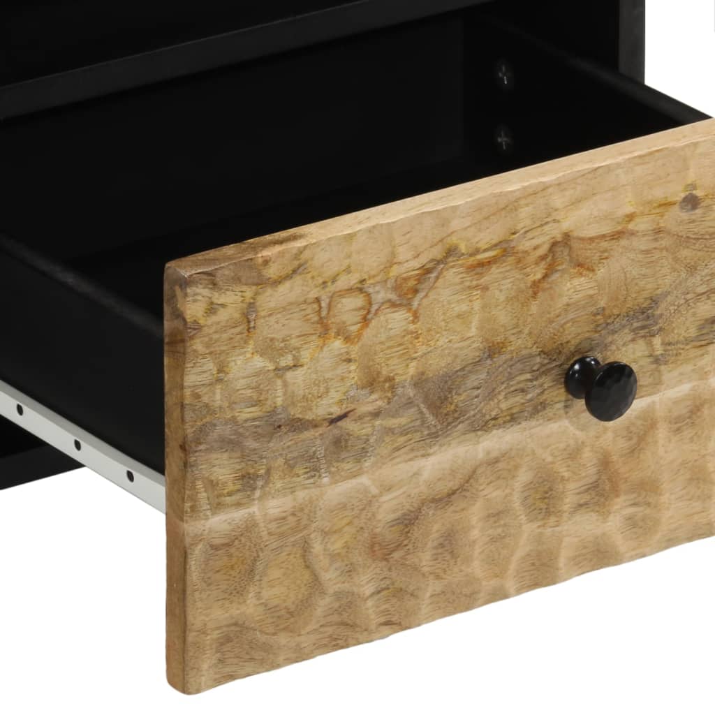 Bedside table 40x33x46 cm solid mango wood