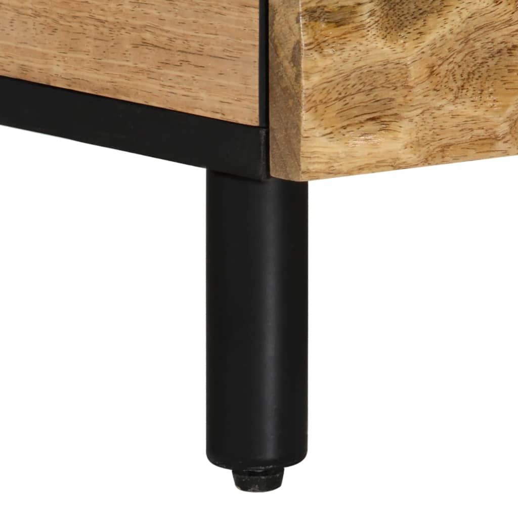Bedside table 40x33x46 cm solid mango wood