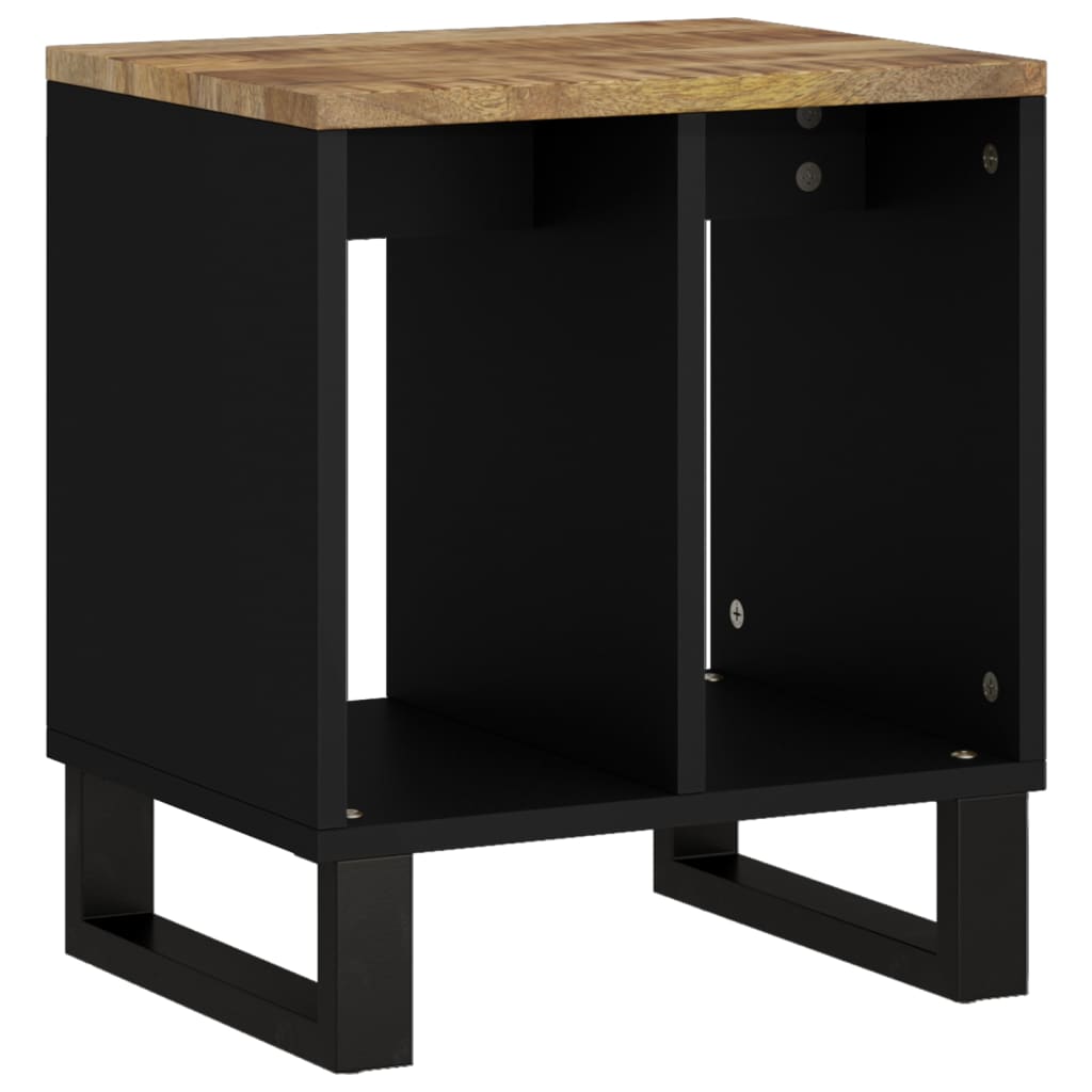 Side table 40x31x46 cm solid mango wood/wood derivative