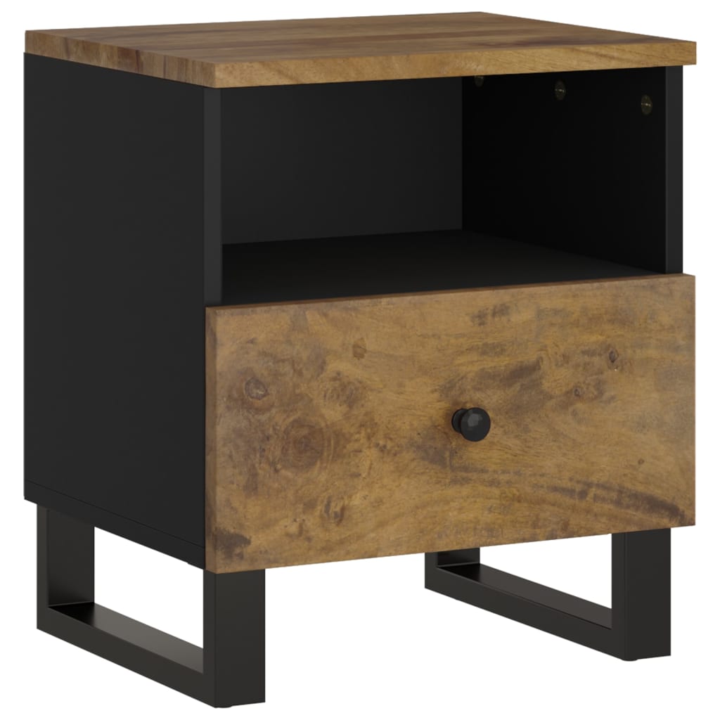 Mesa de cabeceira madeira de mangueira maciça/derivados madeira