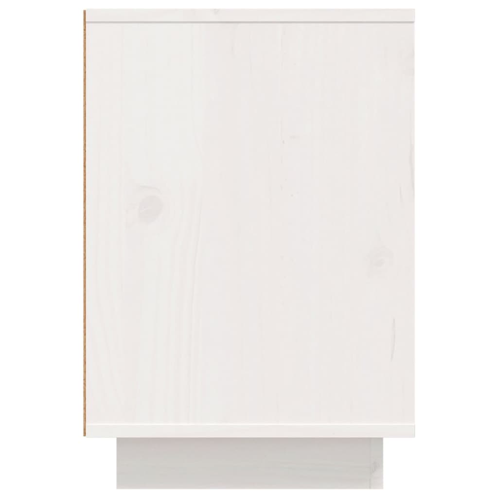 Bedside tables 2 pcs 50x34x50 cm solid pine white