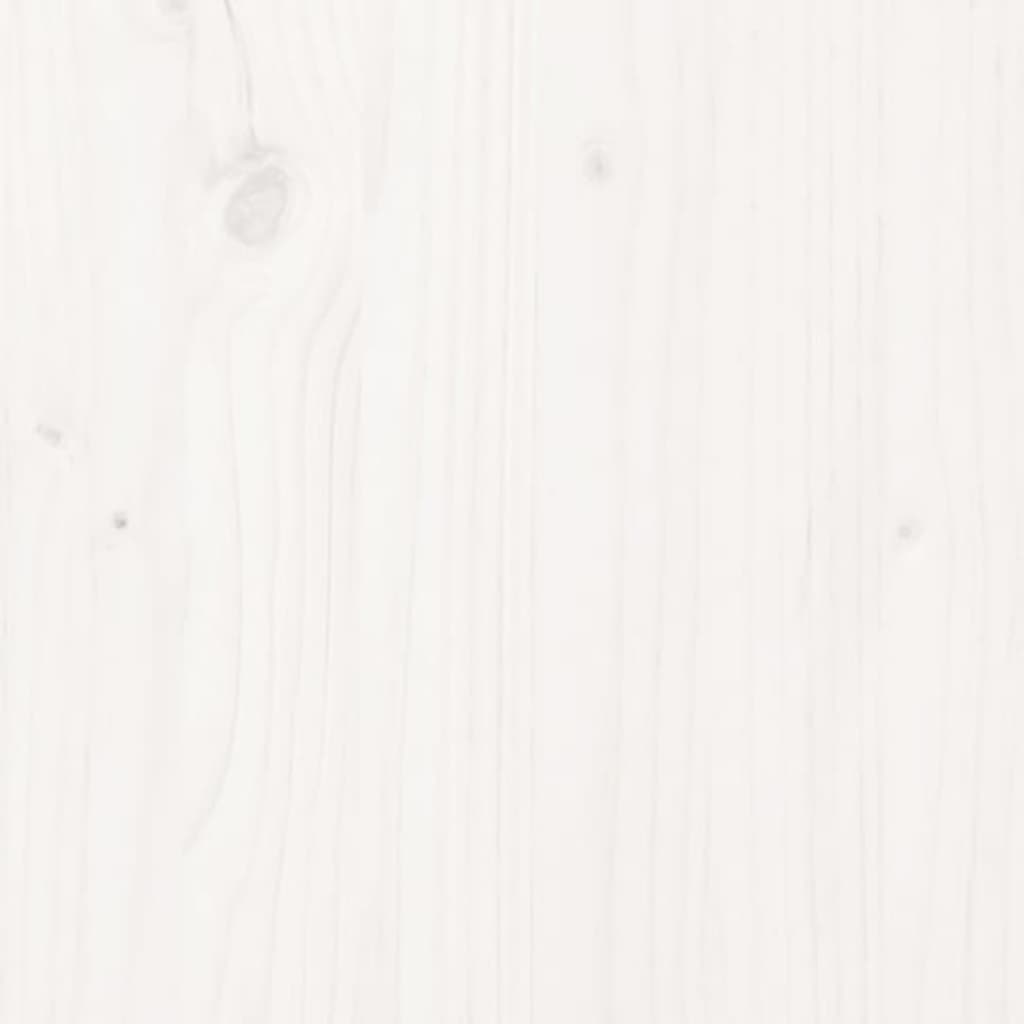Bedside tables 2 pcs 50x34x50 cm solid pine white