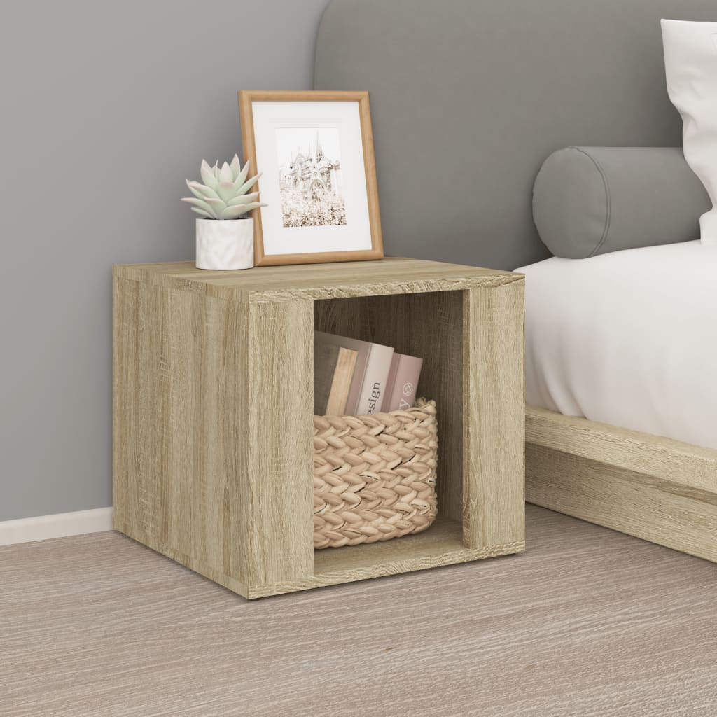 Bedside table 41x40x36 cm wood derivatives Sonoma oak