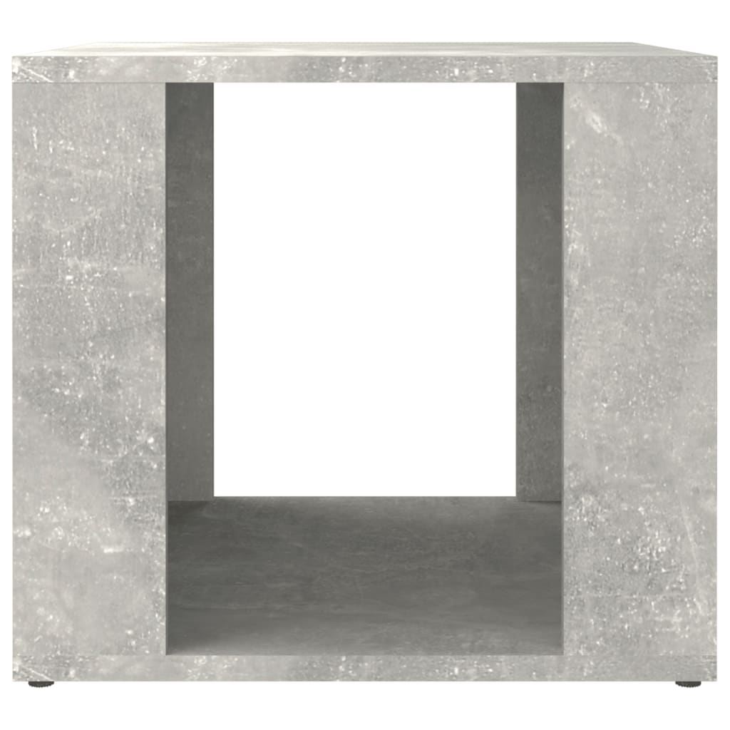 Bedside table 41x40x36cm wood derivatives cement grey