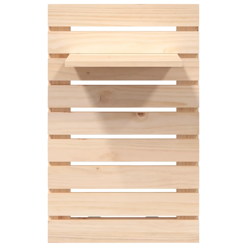 Wall Mount Shelves 2 pcs Solid Pine
