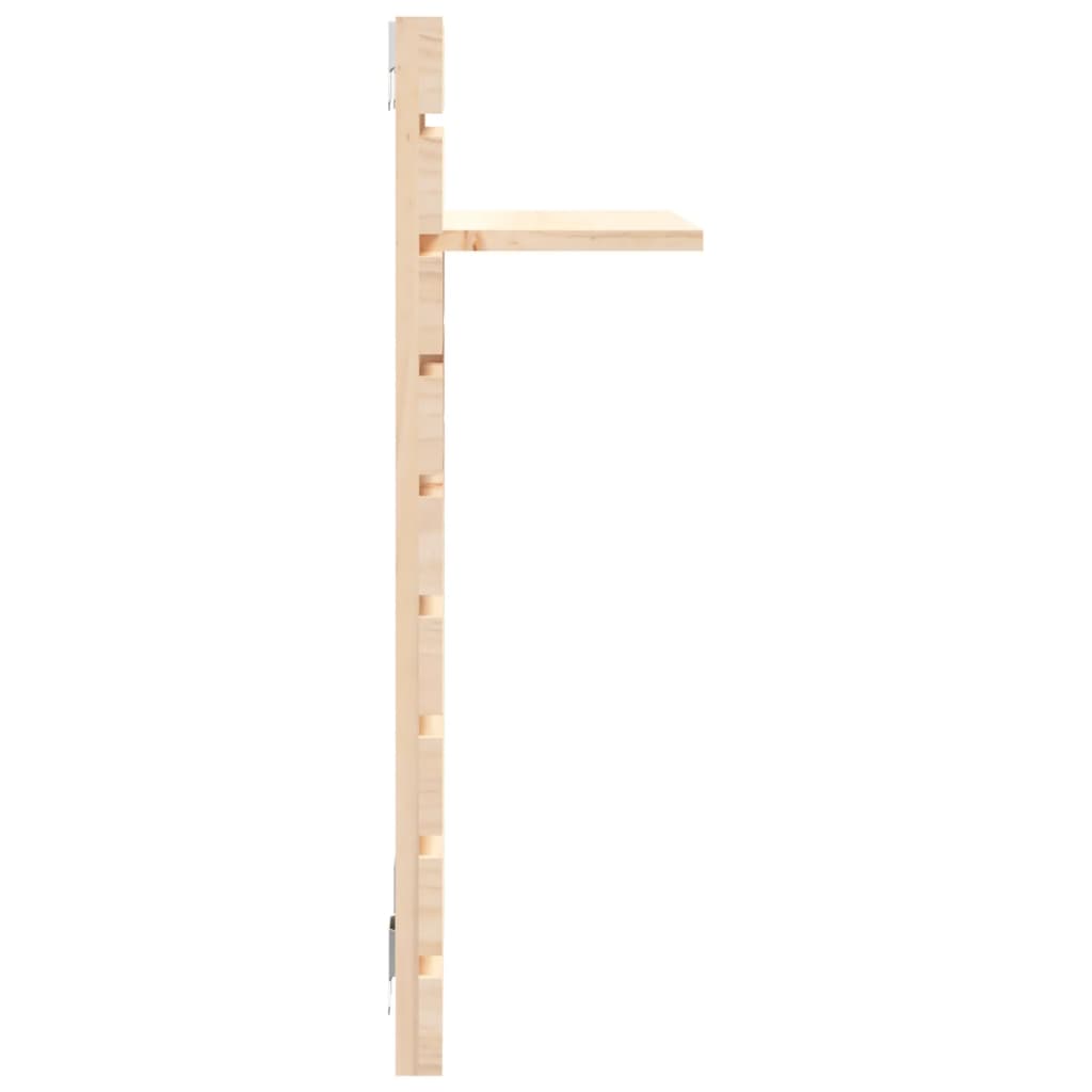 Wall Mount Shelves 2 pcs Solid Pine