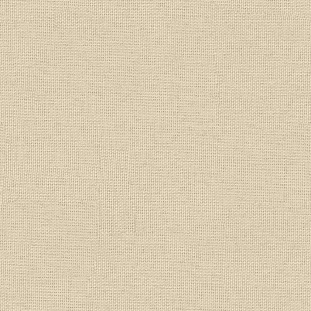 Sofá-cama com apoio de braços tecido cor creme