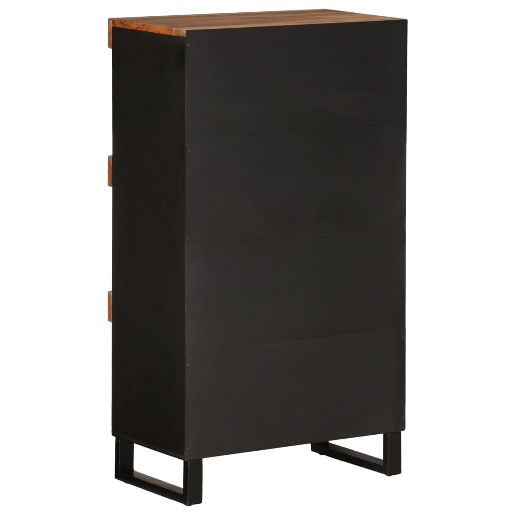 Support unit 60x33x107 cm solid acacia wood