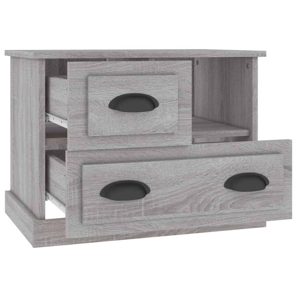 Bedside table 60x39x45 cm Sonoma grey