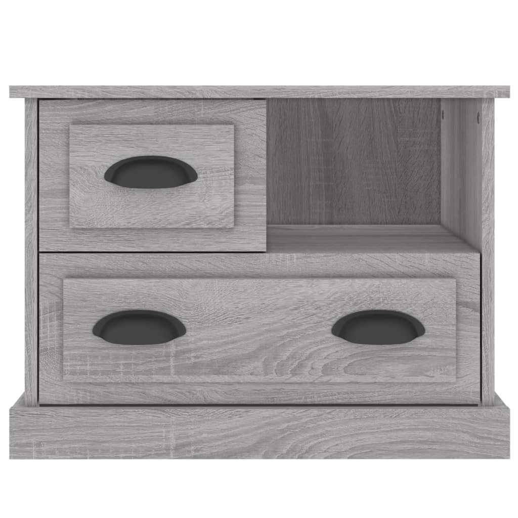 Bedside table 60x39x45 cm Sonoma grey