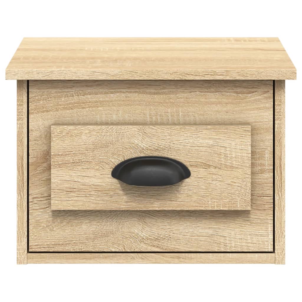 Wall mounted bedside table 41.5x36x28 cm Sonoma oak