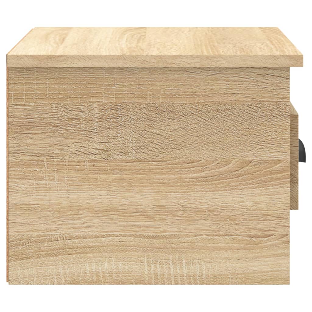 Wall mounted bedside table 41.5x36x28 cm Sonoma oak