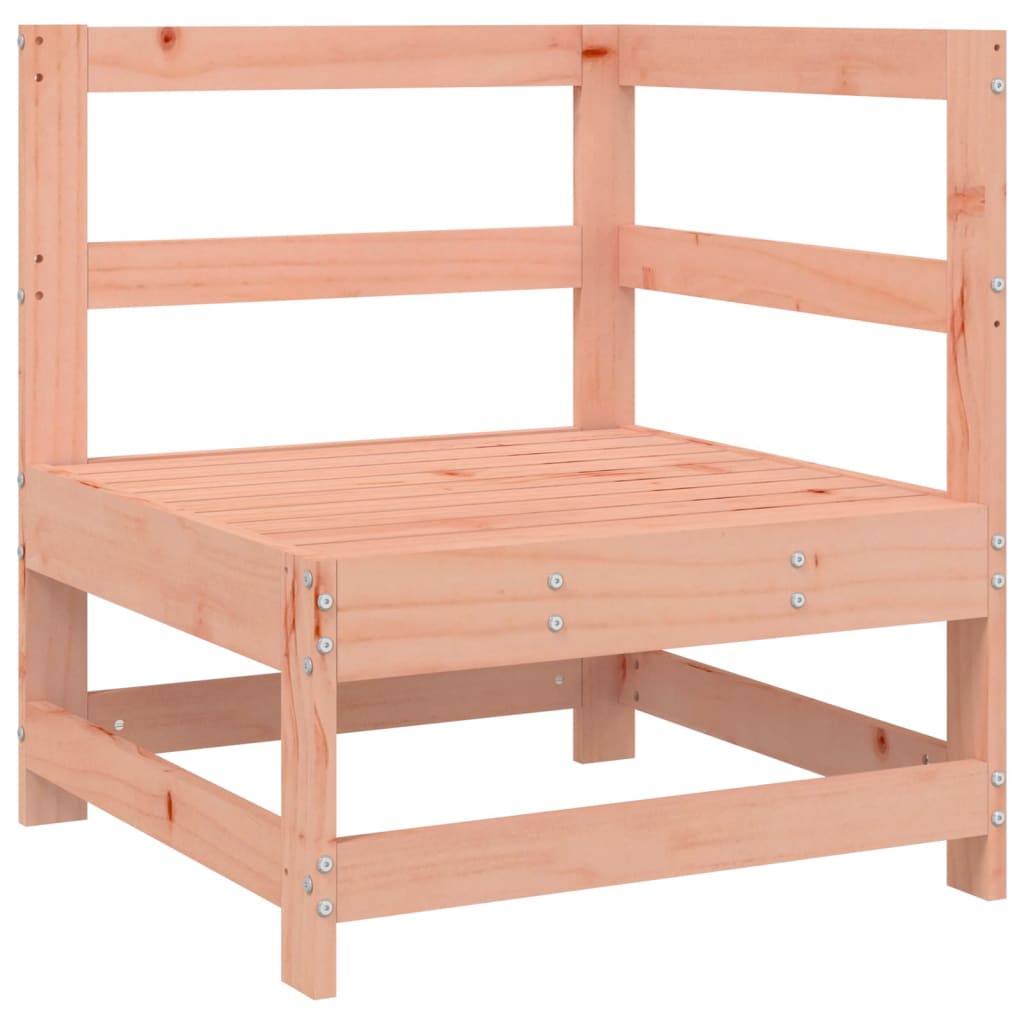 7 pcs conjunto lounge de jardim madeira de douglas maciça