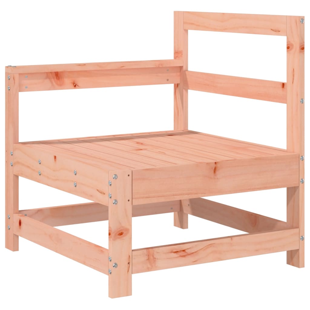 7 pcs conjunto lounge de jardim madeira de douglas maciça