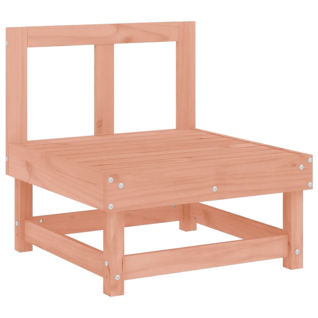 7 pcs conjunto lounge de jardim madeira de douglas maciça