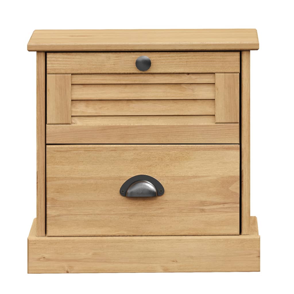 VIGO bedside table 42x35x42 cm solid pine wood