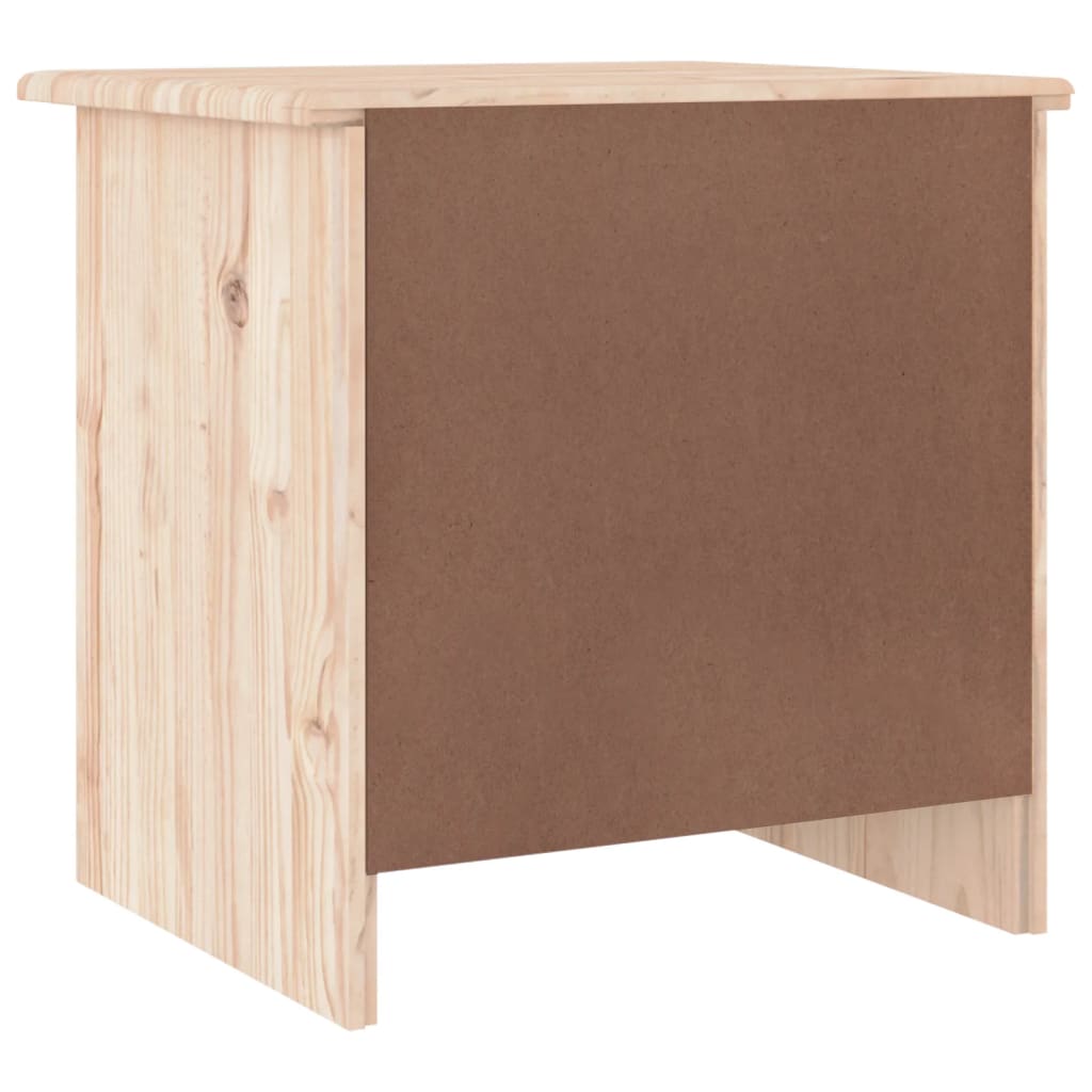Mesa de cabeceira ALTA 41x35x41 cm madeira de pinho maciça