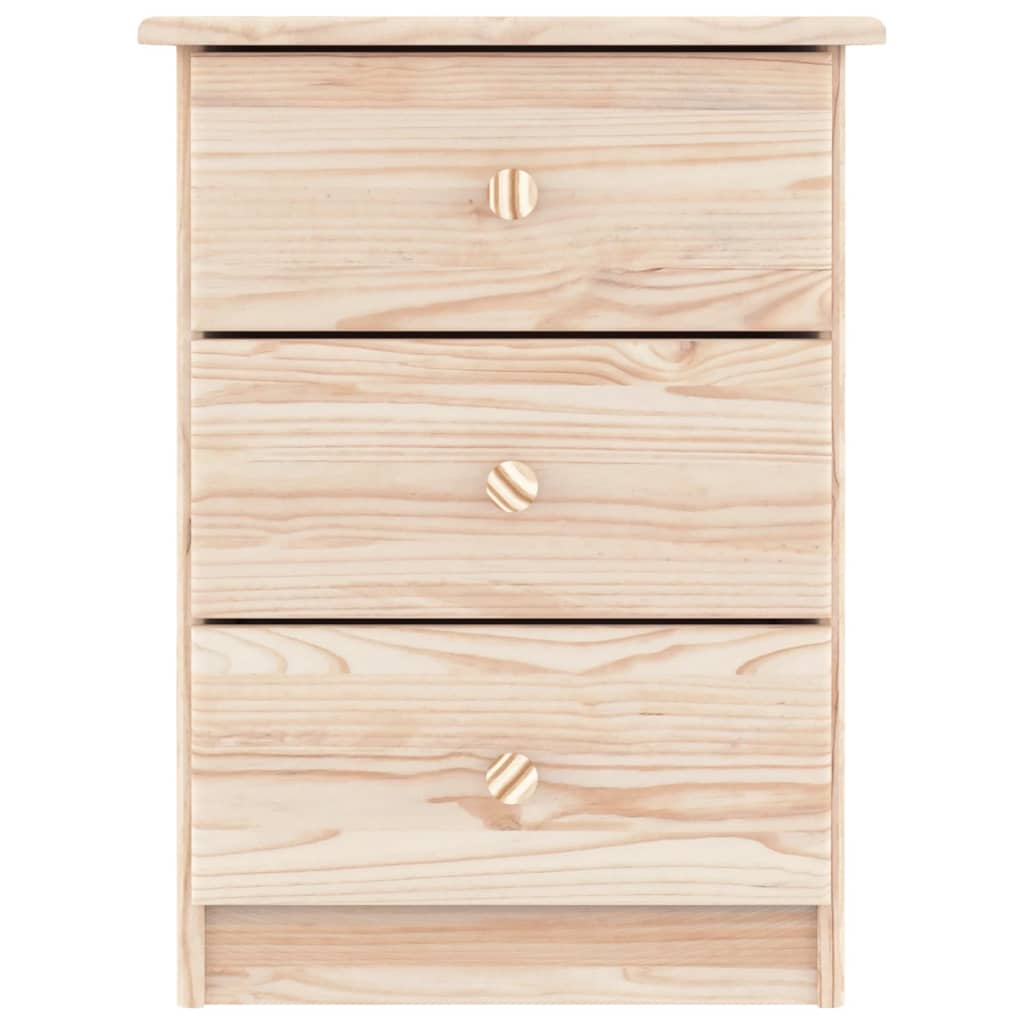 HIGH bedside table 41x35x55.5 cm solid pine wood