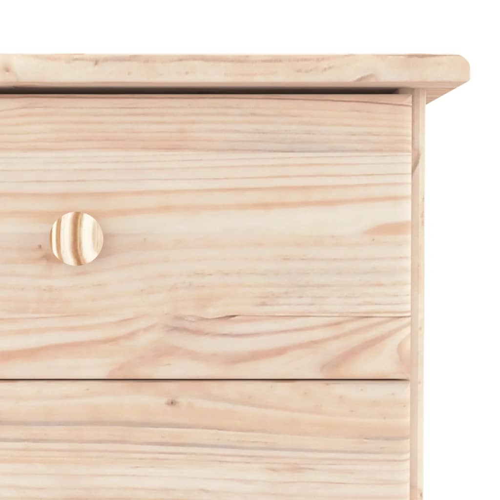 HIGH bedside table 41x35x55.5 cm solid pine wood