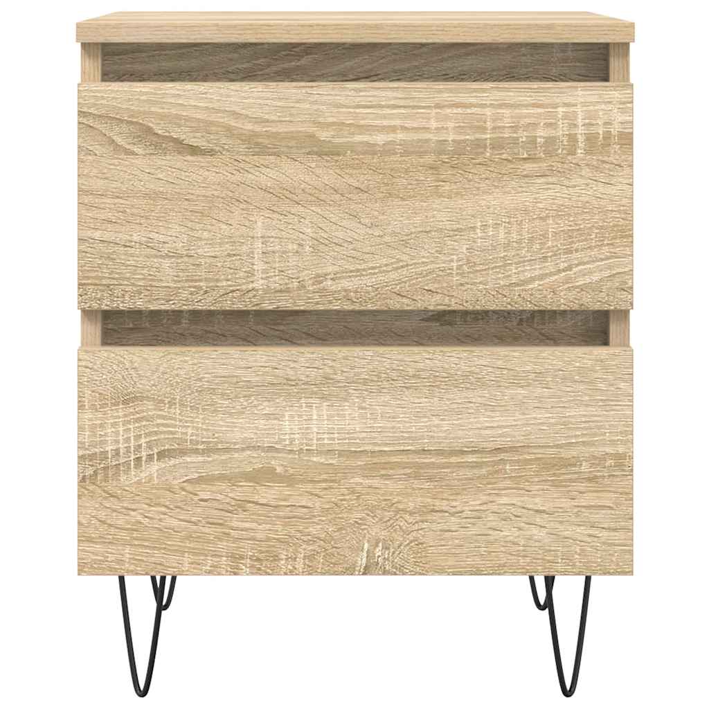 Mesa de cabeceira 40x35x50 cm derivados madeira carvalho sonoma