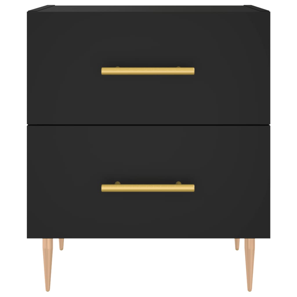 Mesa de cabeceira 40x35x47,5 cm derivados de madeira preto