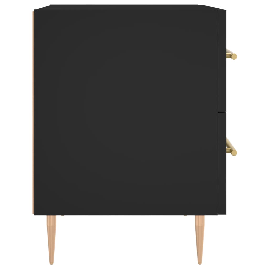 Mesa de cabeceira 40x35x47,5 cm derivados de madeira preto