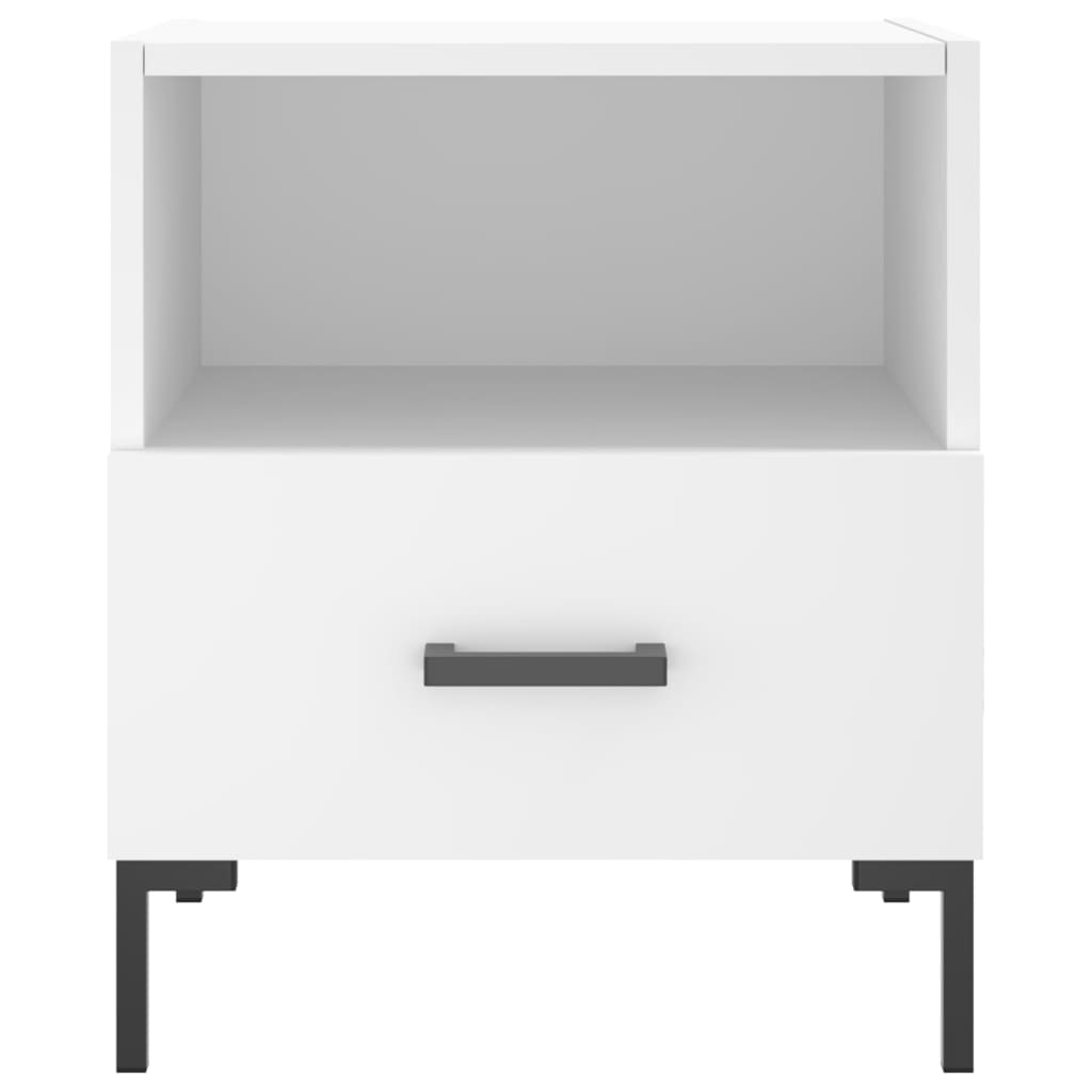 Mesa de cabeceira 40x35x47,5 cm derivados de madeira branco