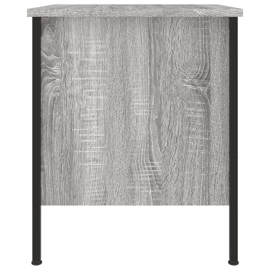 Mesa cabeceira 40x42x50 cm derivados de madeira cinzento sonoma