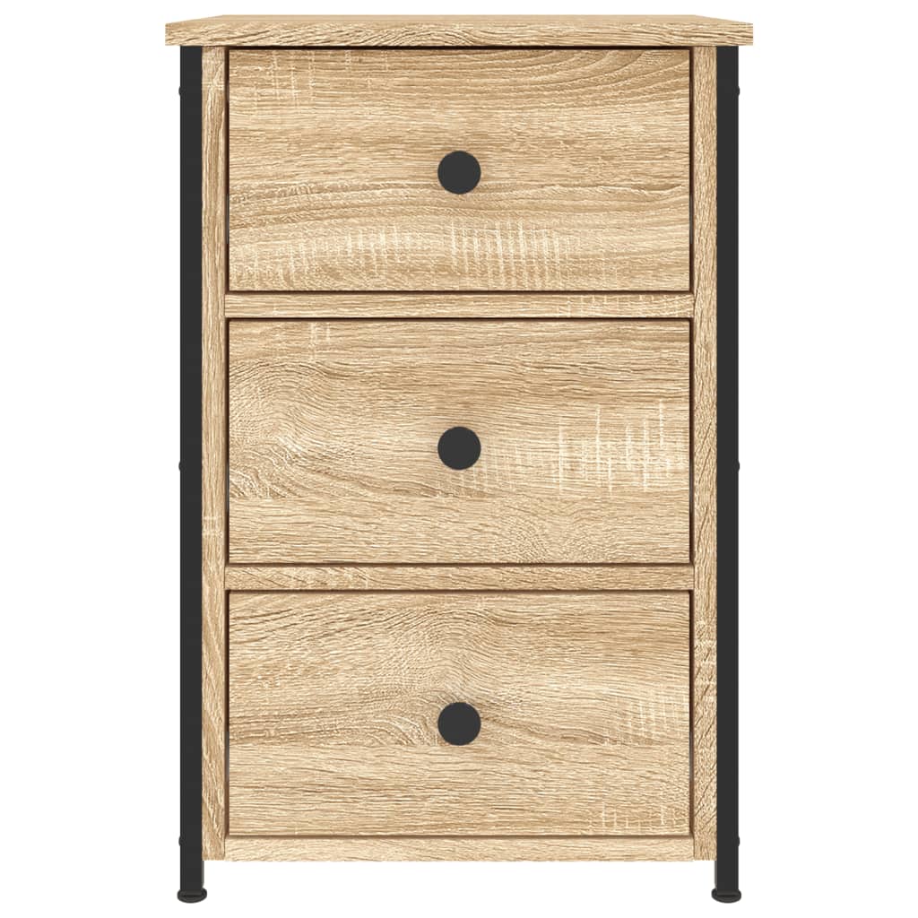 Mesa de cabeceira 40x36x60 cm derivados madeira carvalho sonoma