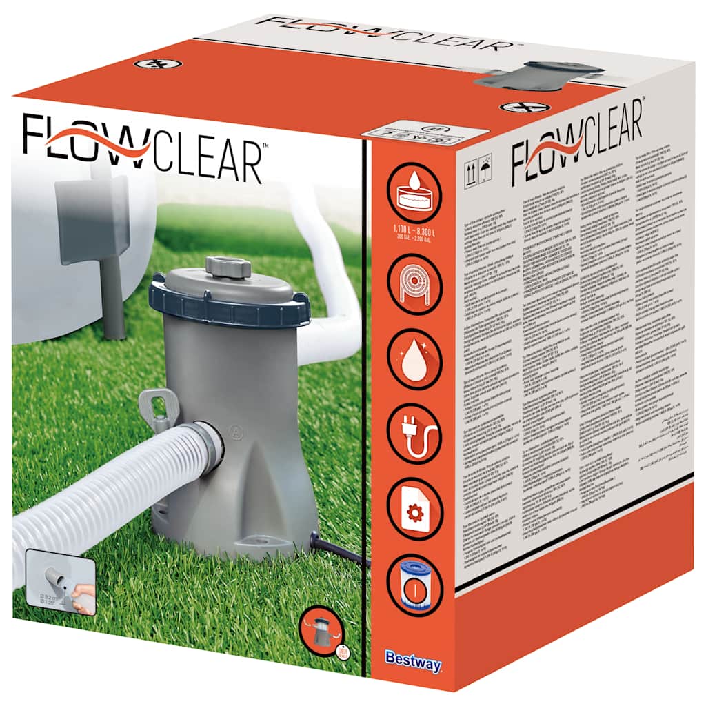 Flowclear Bomba de filtragem para piscina 1249 L/h