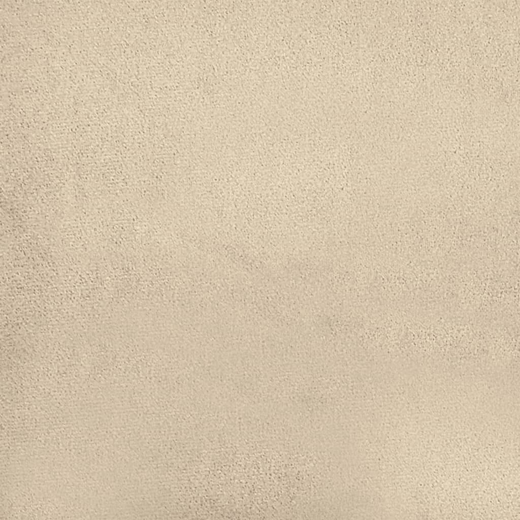 Sofá 2 lugares c/ almofadas 140 cm microfibra cor creme