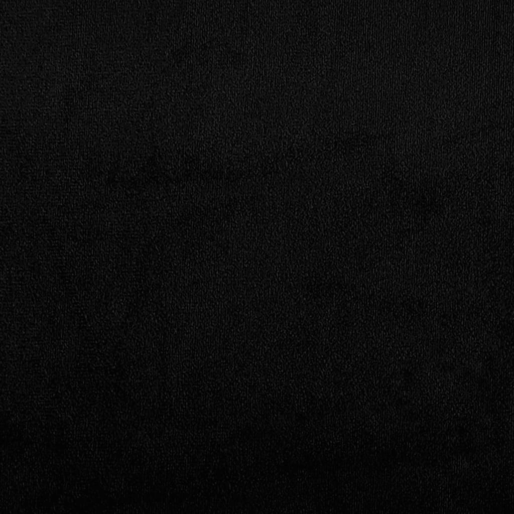 Sofá 3 lugares c/ almofadas 180 cm microfibra preto