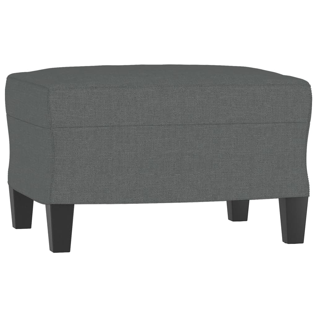 4 pcs conjunto de sofás tecido cinzento-escuro